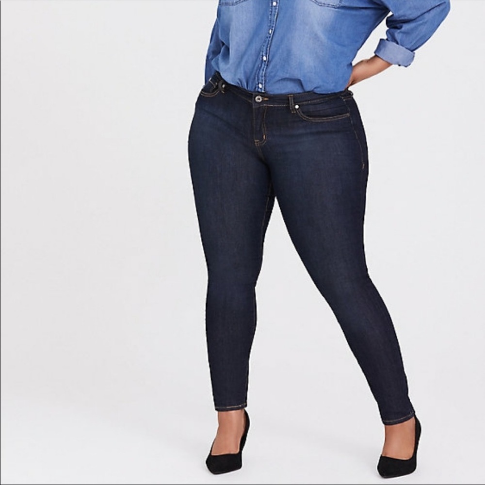 Torrid Dark Wash Skinny Jeans Women’s Plus Size 18